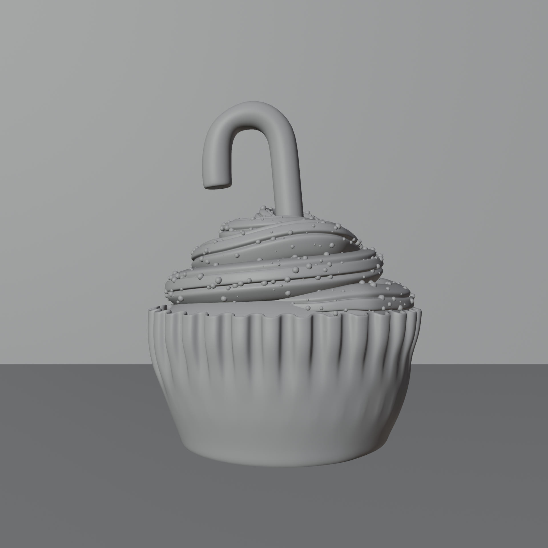 Cupcake Modelado en 3D Blender con Texturas
